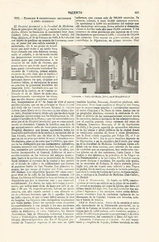 LAMINA ESPASA 30032: Hospital Civil de Valencia
