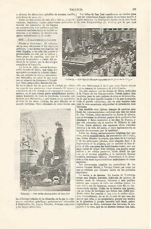 LAMINA ESPASA 30036: Fallas y Rocas en Valencia