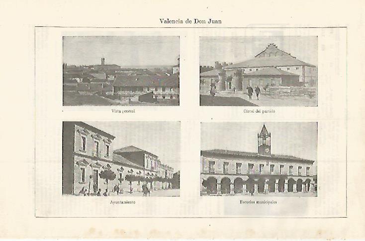 LAMINA ESPASA 30043: Vistas de Valencia de Don Juan Leon