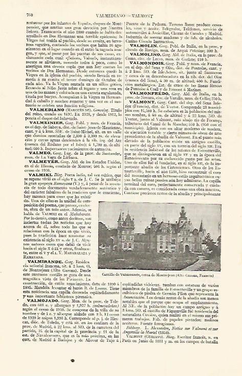 LAMINA ESPASA 30053: Castillo de Valmirande Francia