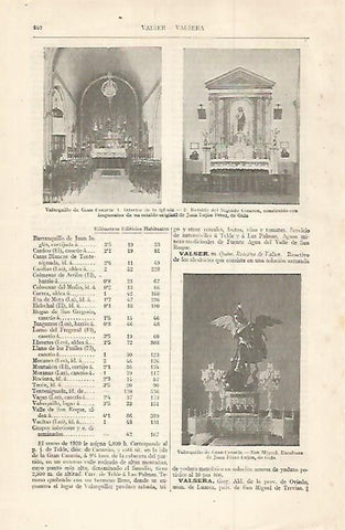 LAMINA ESPASA 30064: Iglesia de Valsequillo de Gran Canaria