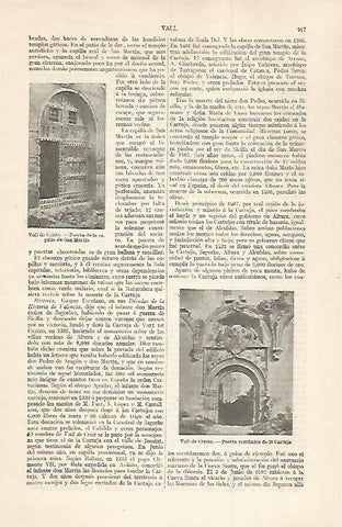 LAMINA ESPASA 30078: Cartuja de Vall de Cristo Castellon