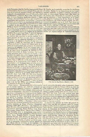 LAMINA ESPASA 30089: Fray Jose de San Benito