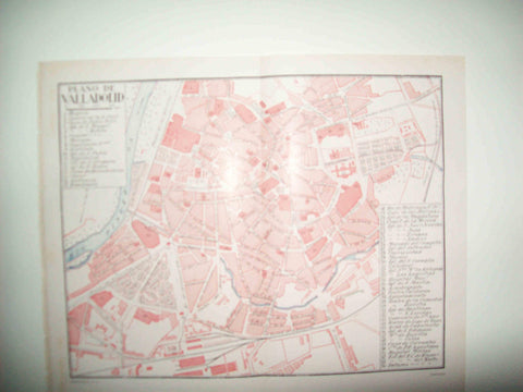 LAMINA ESPASA 30098: Plano de Valladolid