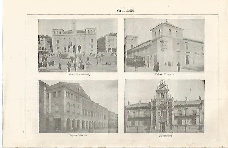 LAMINA ESPASA 30099: Edificios de Valladolid