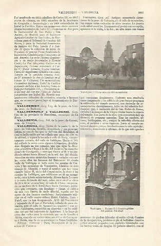 LAMINA ESPASA 30110: Monasterio de Valldigna Valencia