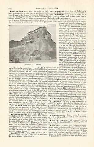 LAMINA ESPASA 30120: Castillo de Vallerano Italia
