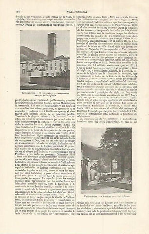 LAMINA ESPASA 30131: Convento de Vallombrosa Italia