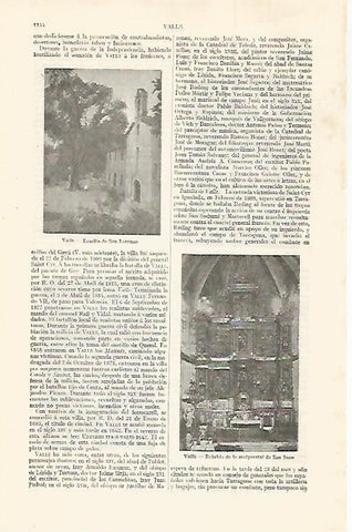 LAMINA ESPASA 30137: Ermita de San Lorenzo en Valls Tarragona