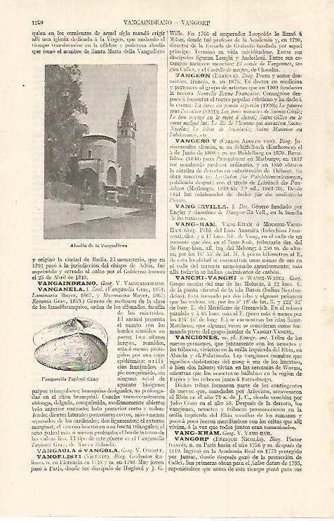 LAMINA ESPASA 30160: Abadia de la Vangadizza