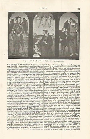 LAMINA ESPASA 30167: Triptico de P. Vannucci