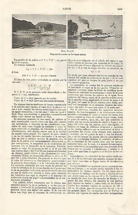 LAMINA ESPASA 30171: Vapores de ruedas en los lagos de Suiza