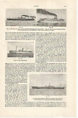 LAMINA ESPASA 30172: Vapor de carga Nagara 