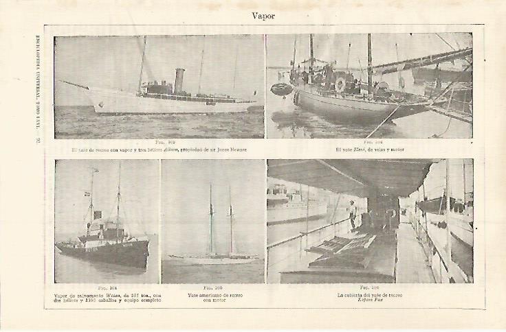 LAMINA ESPASA 30182: Yates de recreo