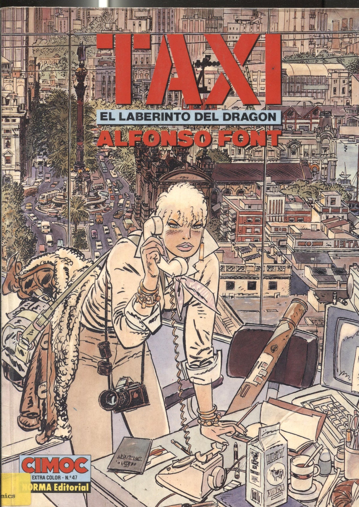 Cimoc Extra Color numero 047: Taxi: el laberinto del dragon