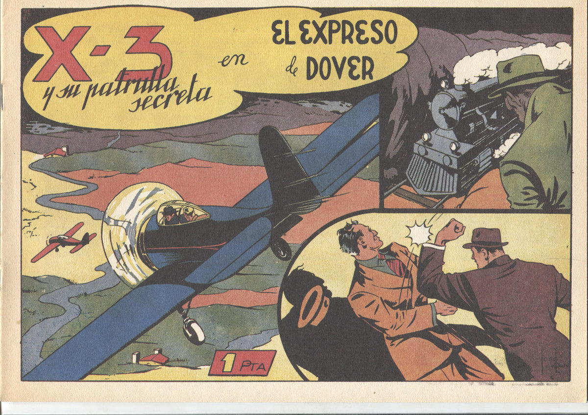 Facsimil: King el pequeño policia (X-3 y su patrulla secreta) numero 05: El expreso de Dover