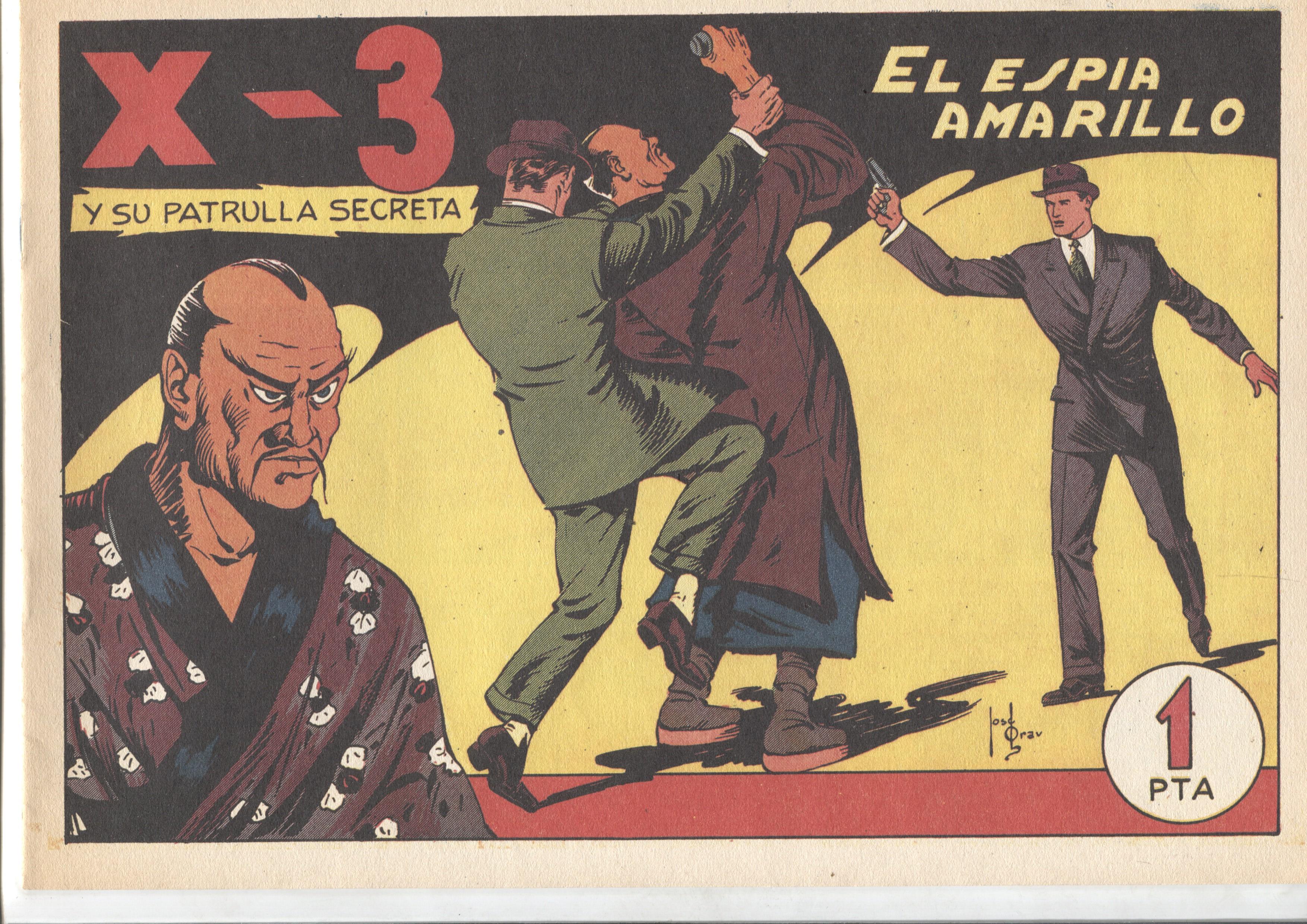 Facsimil: King el pequeño policia (X-3 y su patrulla secreta) numero 08: El espia amarillo