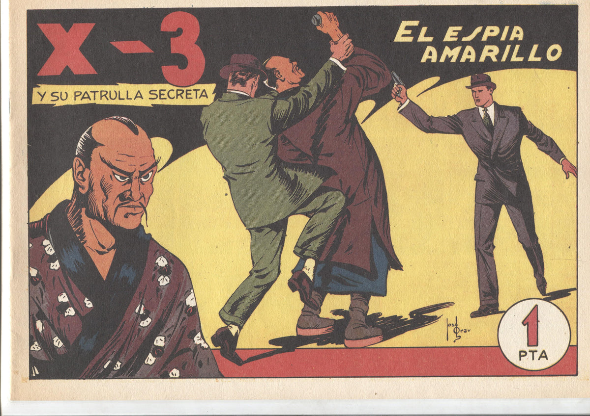 Facsimil: King el pequeño policia (X-3 y su patrulla secreta) numero 08: El espia amarillo