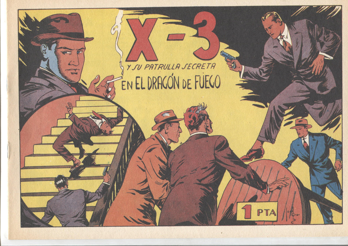 Facsimil: King el pequeño policia (X-3 y su patrulla secreta) numero 09: El dragon de fuego