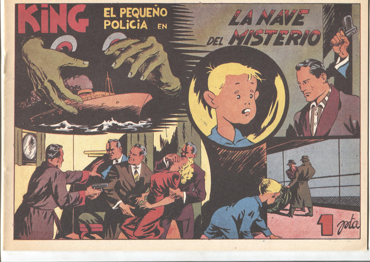 Facsimil: King el pequeño policia (X-3 y su patrulla secreta) numero 15: la nave del misterio