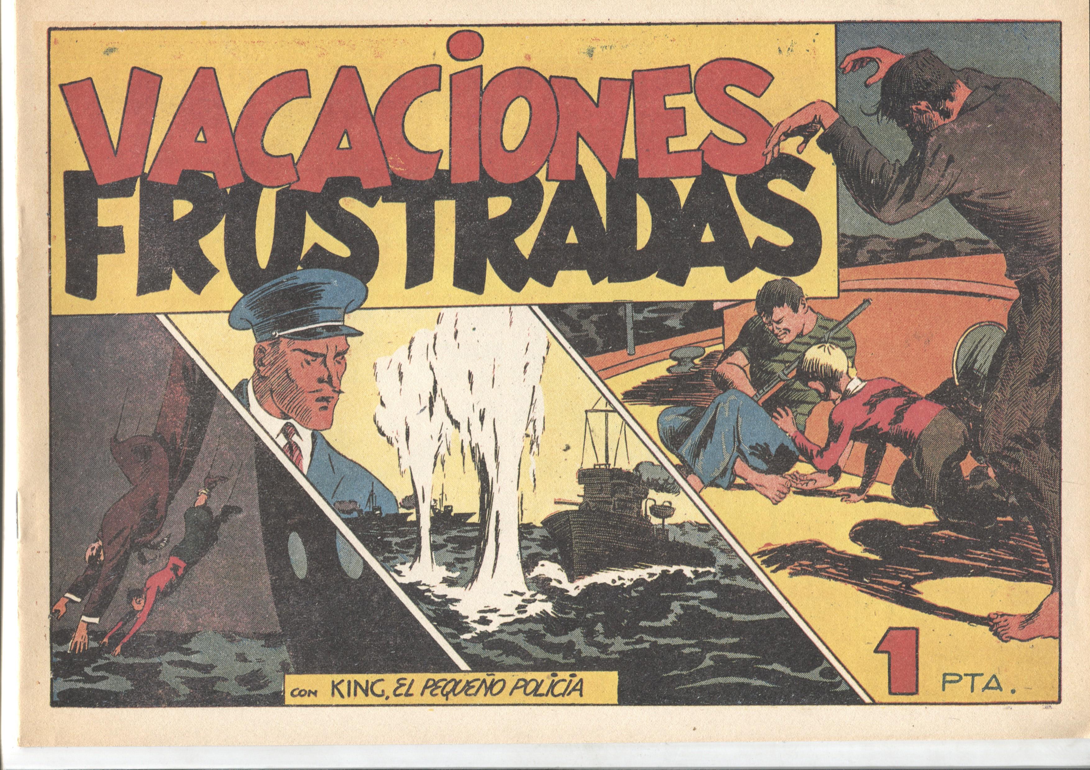Facsimil: King el pequeño policia (X-3 y su patrulla secreta) numero 22: Vacaciones frustradas