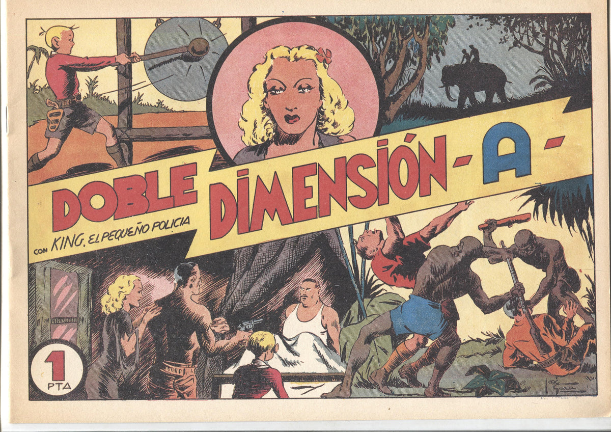 Facsimil: King el pequeño policia (X-3 y su patrulla secreta) numero 23: Doble dimension A