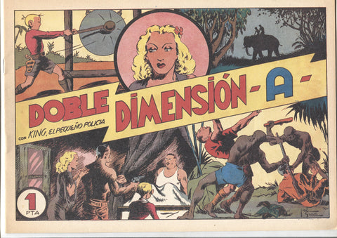 Facsimil: King el pequeño policia (X-3 y su patrulla secreta) numero 23: Doble dimension A
