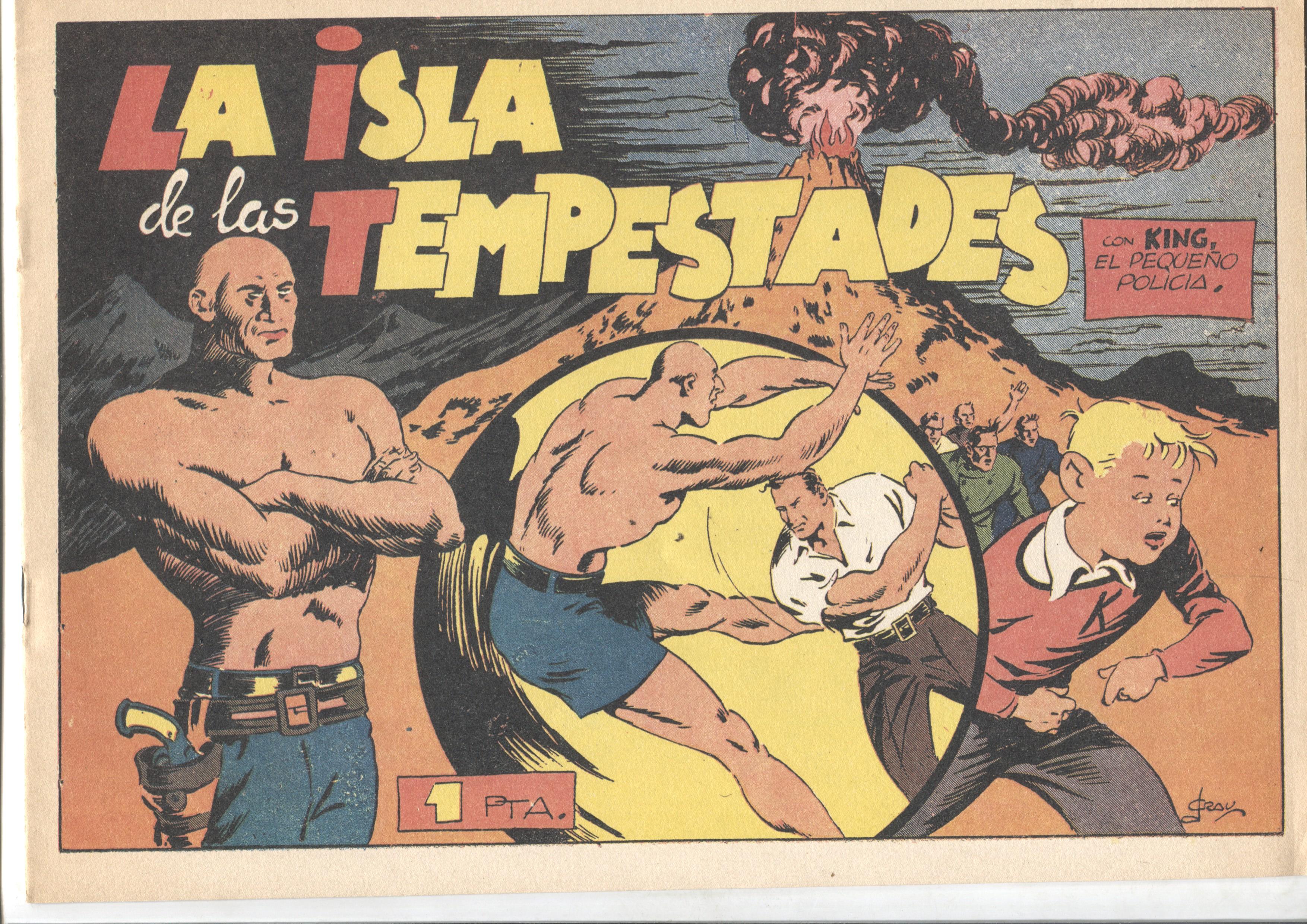Facsimil: King el pequeño policia (X-3 y su patrulla secreta) numero 28: La isla de las tempestades