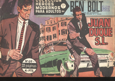 Heroes Modernos serie C numero 69: Ben Bolt: Juan Duque S.L.