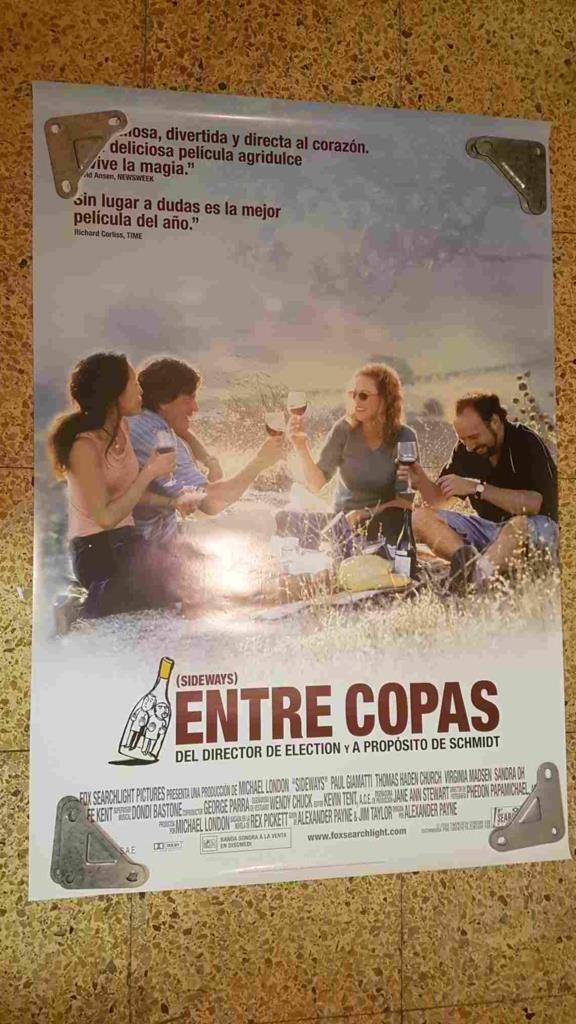 Poster de cine: Entre copas (Sideways). Del director de Election 