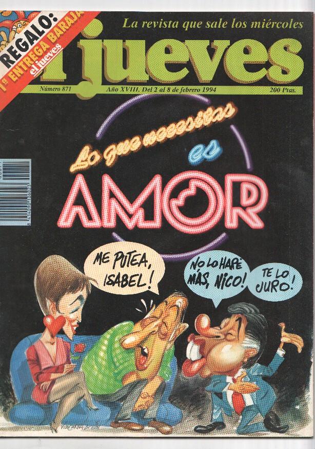 EL JUEVES numero 0871 - POSTER CENTRAL NAPPY DE PALMA