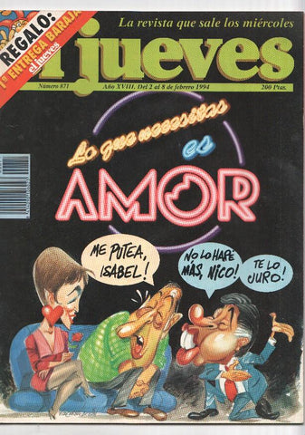 EL JUEVES numero 0871 - POSTER CENTRAL NAPPY DE PALMA