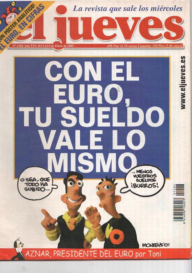 EL JUEVES numero 1284 - POSTER CENTRAL EL EURO