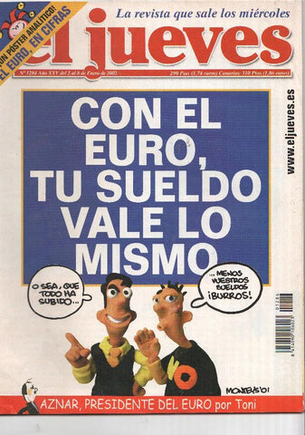 EL JUEVES numero 1284 - POSTER CENTRAL EL EURO