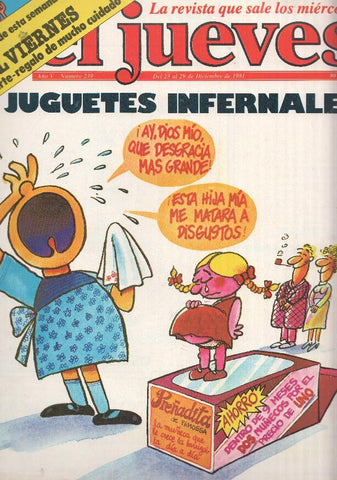 EL JUEVES numero 0239 - POSTER CENTRAL JUGUETES