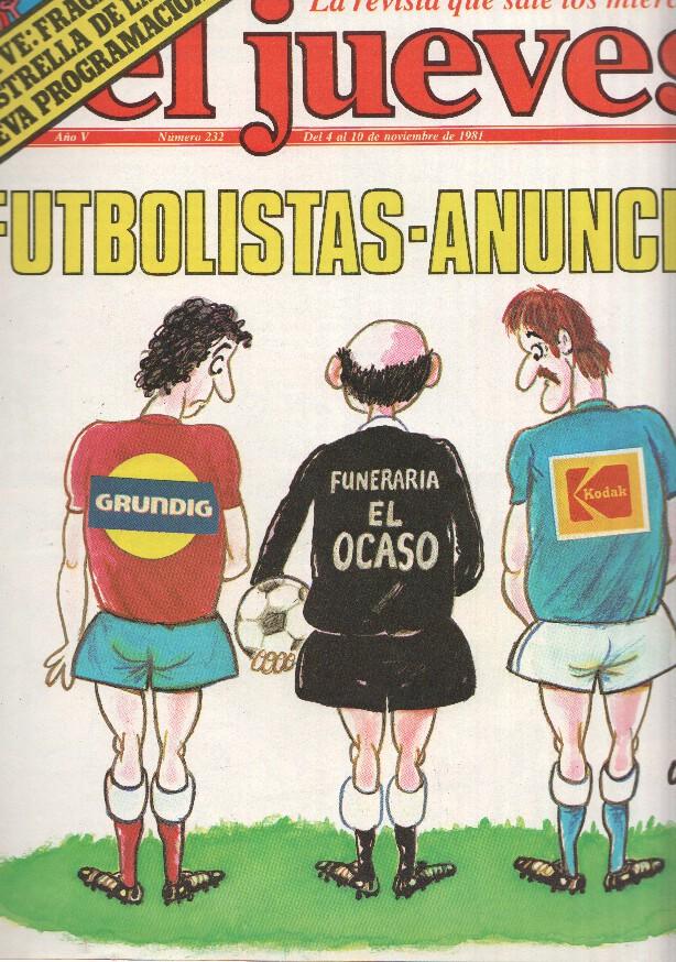 EL JUEVES numero 0232 - POSTER CENTRAL SELECCION FUTBOL