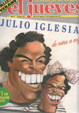 EL JUEVES numero 0222 - POSTER CENTRAL DOLARES
