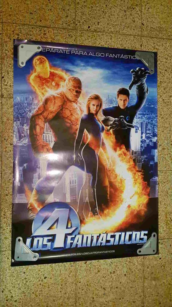 Poster de cine: Los 4 Fantasticos, Jessica Alba, Chris Evans