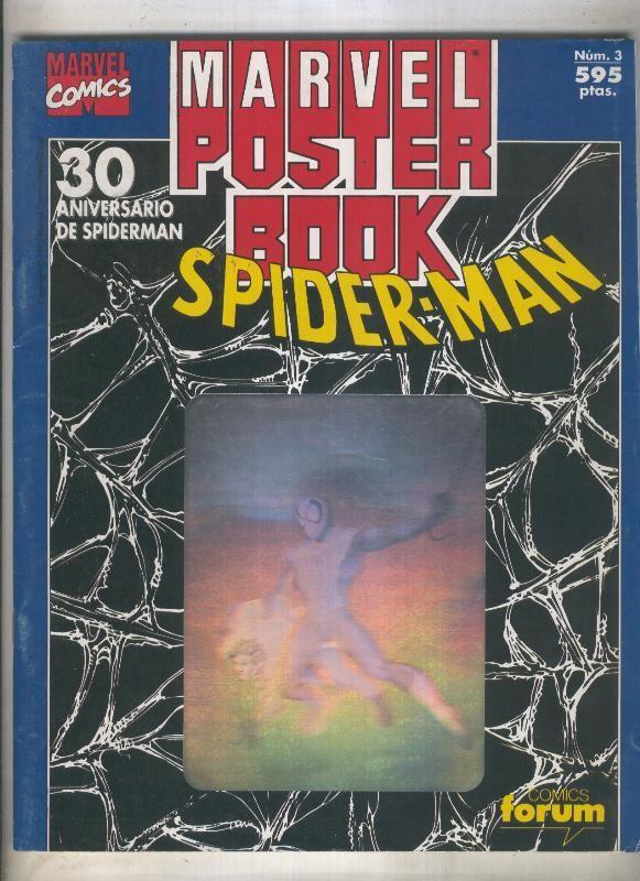 Marvel Poster Book: 30 aniversario de Spiderman, portada azul (numerado 1 en trasera)
