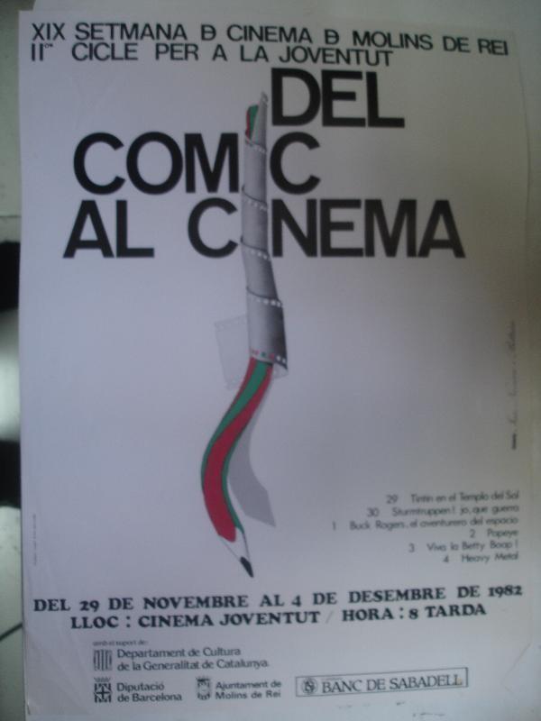 Poster: Del Comic al Cinema-Molins de Rei 1982