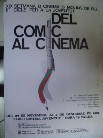Poster: Del Comic al Cinema-Molins de Rei 1982
