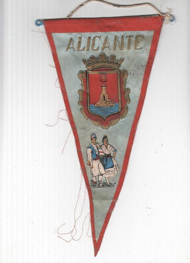 BANDERIN: ALICANTE - Escudo y Trajes tipicos