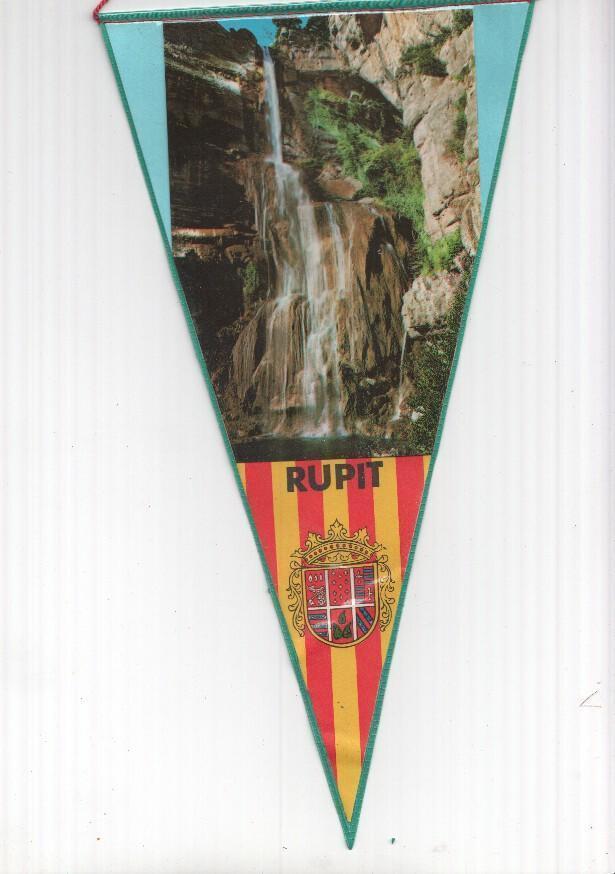 BANDERIN: RUPIT, Barcelona - Imagen del SALTO DE AGUA DE SALLENT en Rupit