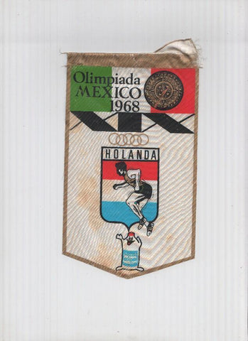 Banderin Olimpiada Mexico 1968 : Holanda (Editor detergentes Gior)