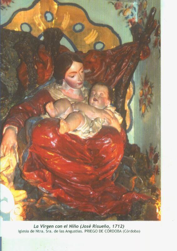 Postal 014588: Virgen con el niño (Jose Risueño)