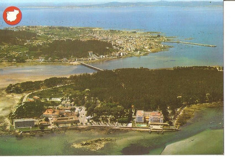 Postal 039356 : La Toja. Isla de Ensueño. Vista aerea