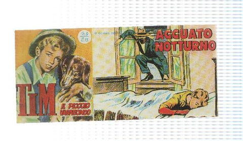facsimil en italiano: Tim num 09, il Piccolo Vagabondo - Agguato Notturno