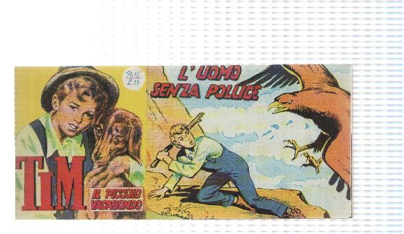 facsimil en italiano: Tim num 12, il Piccolo Vagabondo - Luomo senza pollice
