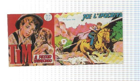 facsimil en italiano: Tim num 40, il Piccolo Vagabondo - Joe Lipocrita