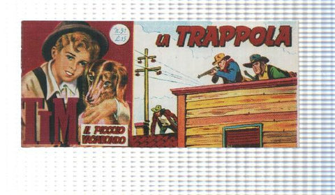 facsimil en italiano: Tim num 51, il Piccolo Vagabondo - La Trappola